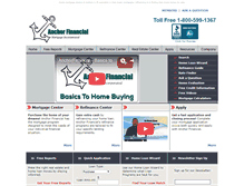 Tablet Screenshot of anchorfinancial.com